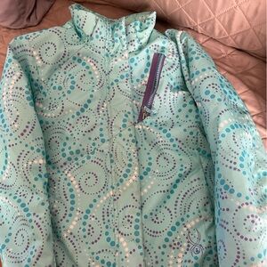 Spyder Purple and Teal Ski Coat Girl’s Size 7